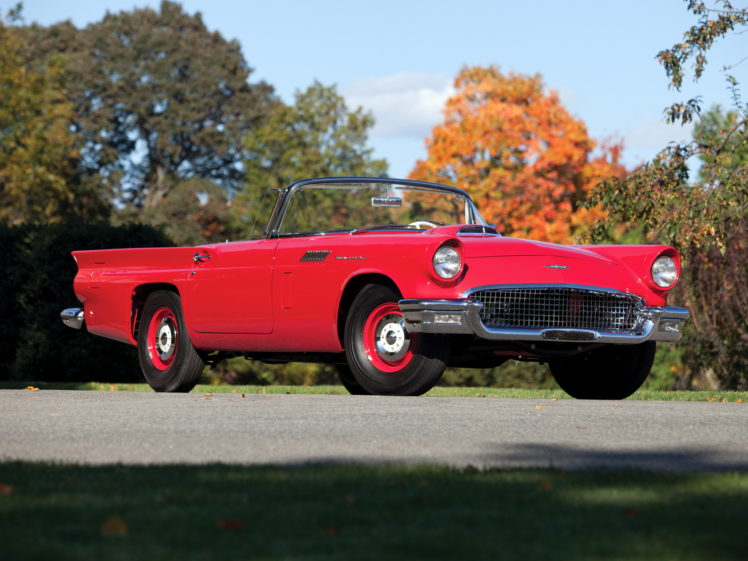1957, Ford, Thunderbird, Special, Supercharged, 312, 300hp,  40a , Retro, Muscle, Supercar HD Wallpaper Desktop Background