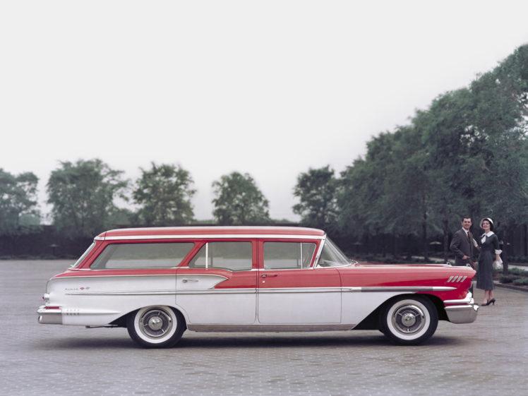 1958, Chevrolet, Nomad,  1893sd , Stationwagon, Retro HD Wallpaper Desktop Background