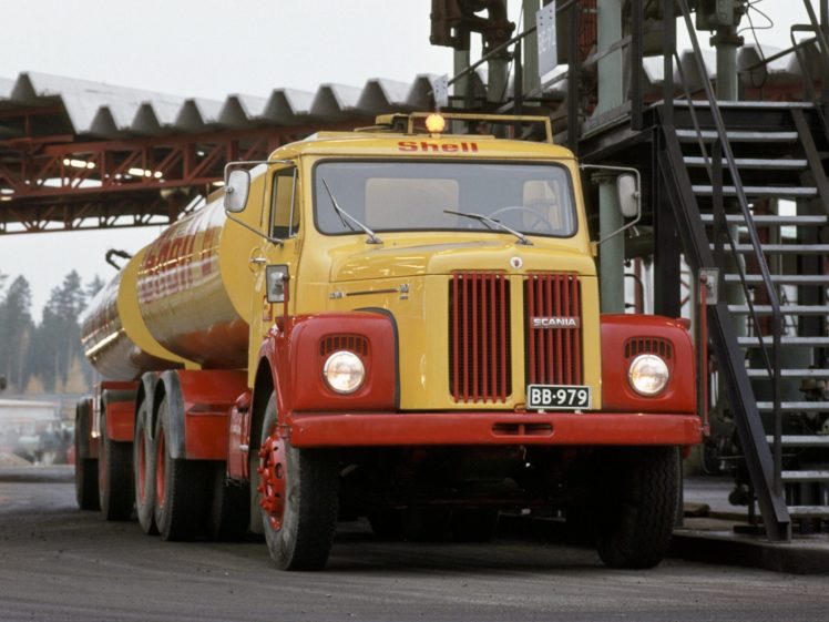 1974, Scania, Ls110, Tanker, Semi, Tractor HD Wallpaper Desktop Background