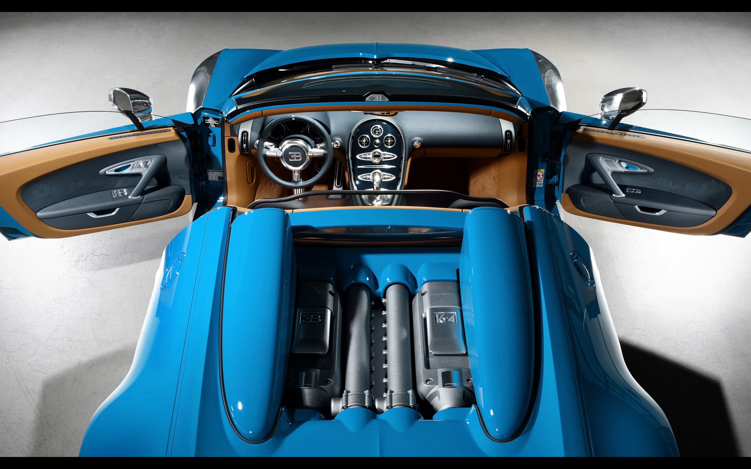 2013, Bugatti, Veyron, Grand, Sport, Roadster, Vitesse, Meo, Constantini, Supercar, Interior Wallpaper
