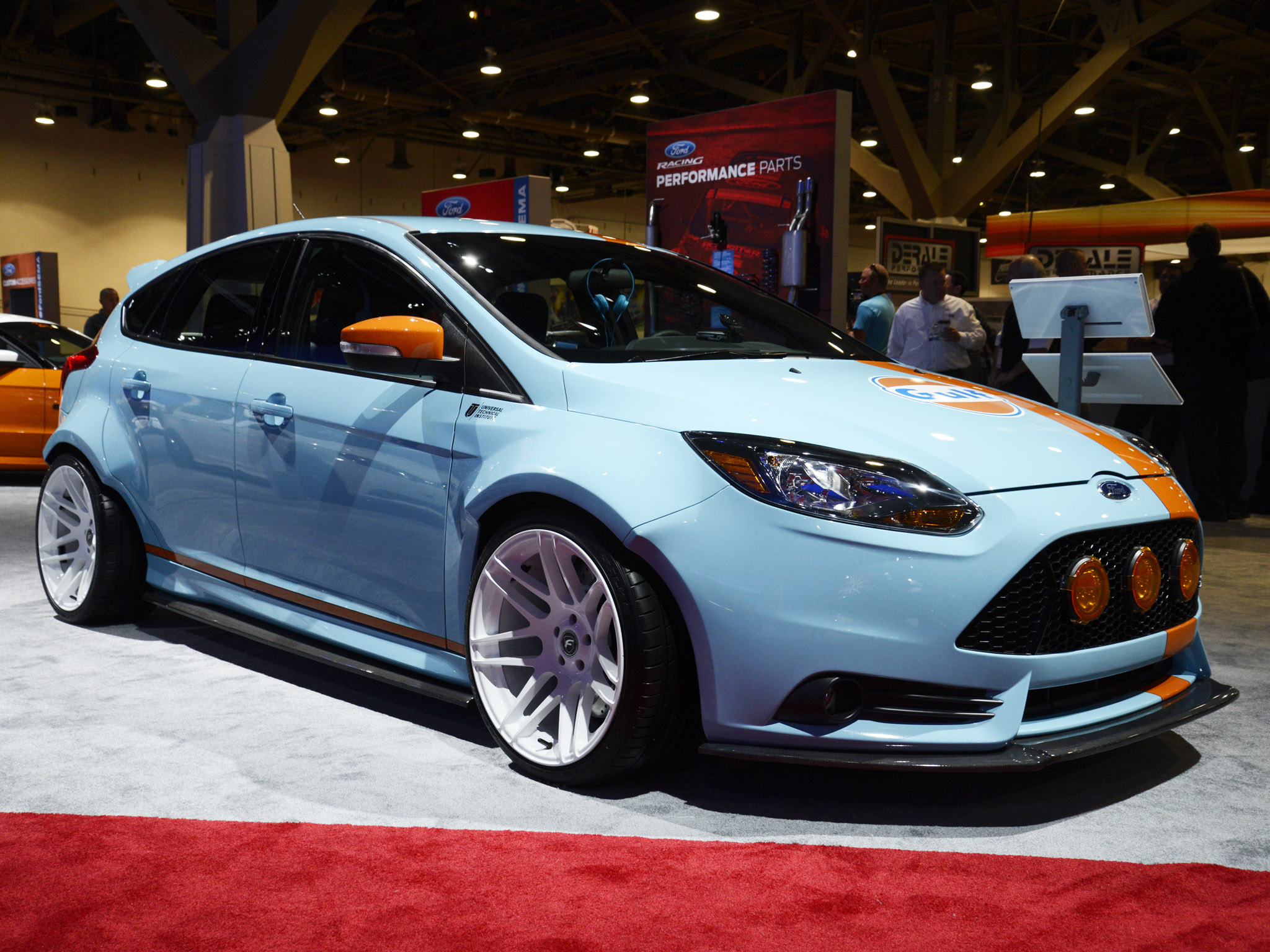2013, Ford, Focus, St, Gulf, Racing, Race, Tuning, S t Wallpaper