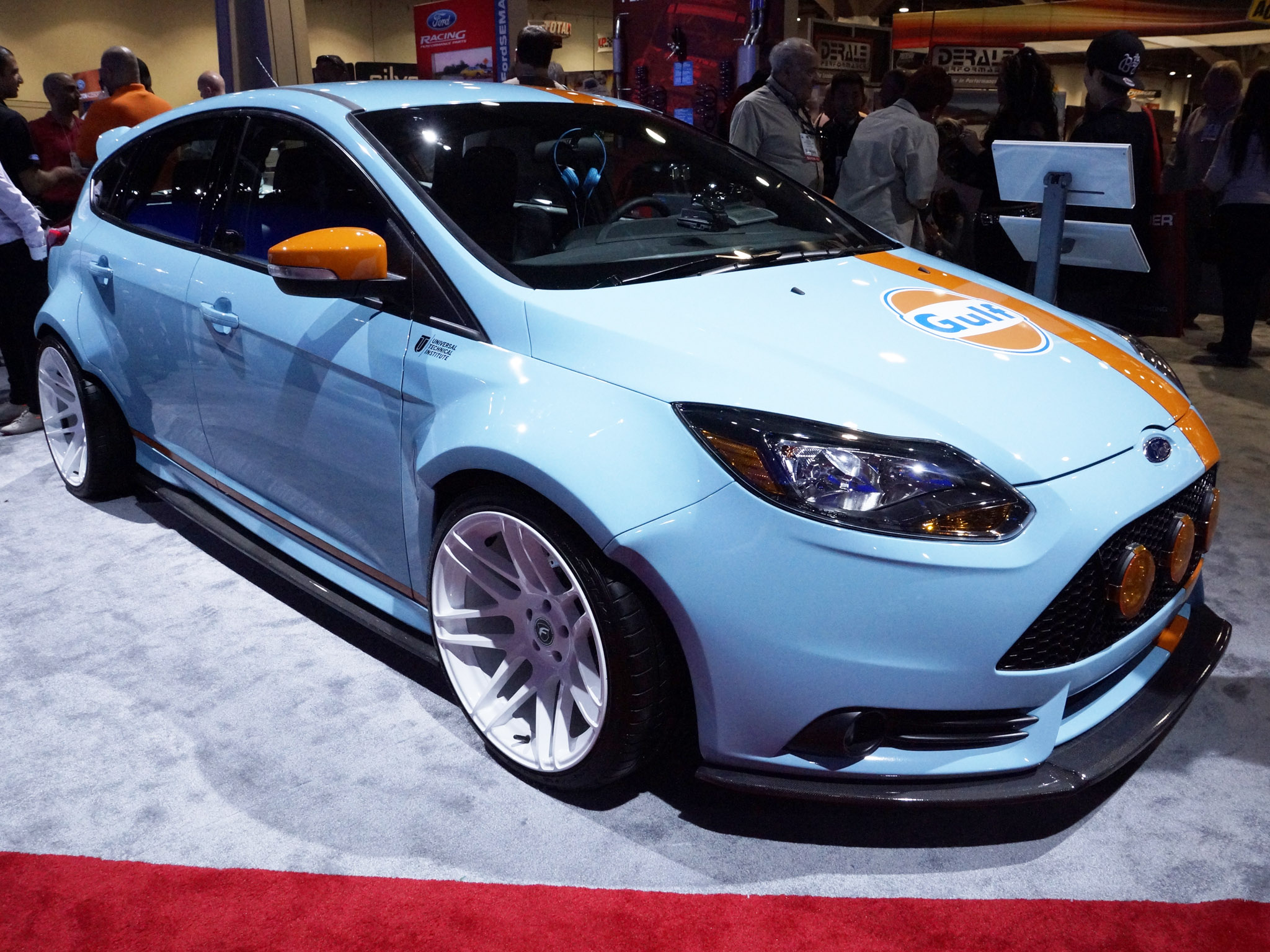 2013, Ford, Focus, St, Gulf, Racing, Race, Tuning, S t Wallpaper