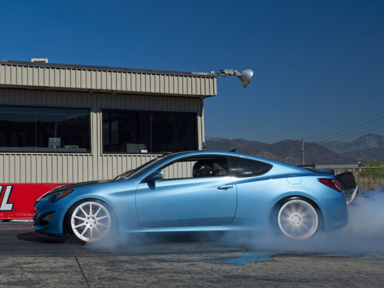 2013, Hyundai, Genesis, Coupe, By, Bisimoto engineering, Tuning, Burnout HD Wallpaper Desktop Background