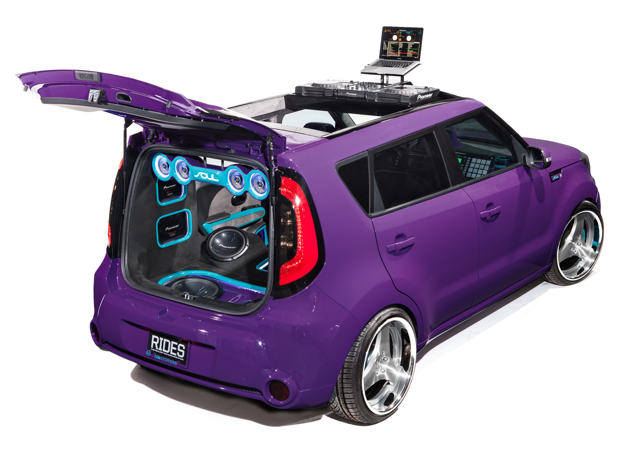 2013, Kia, Dj, Booth, Soul, Tuning, Music, D j, Interior, Speaker Wallpaper