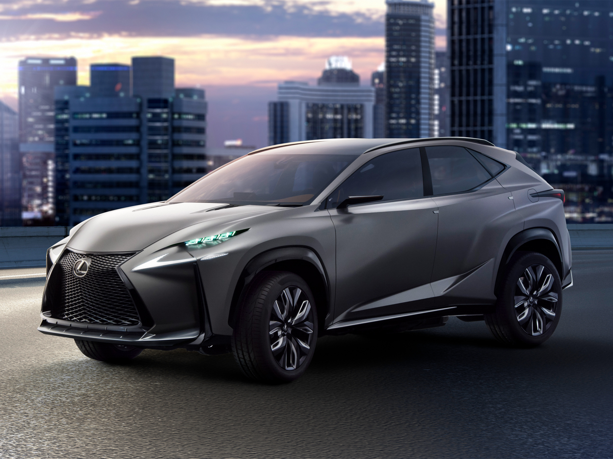 2013, Lexus, Lf nx, Turbo, Concept Wallpaper