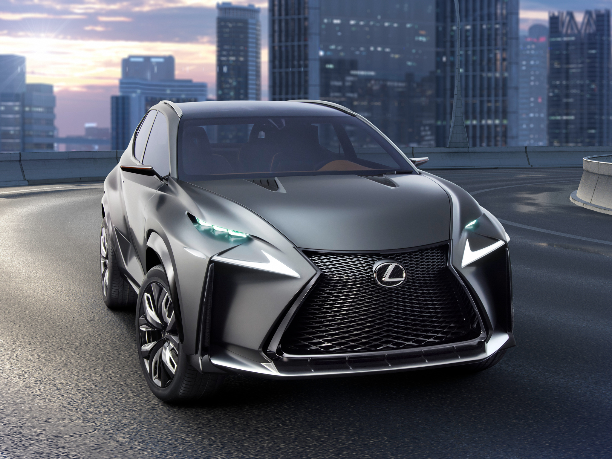 2013, Lexus, Lf nx, Turbo, Concept Wallpaper