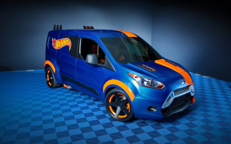 2014, Ford, Transit, Connect, Hot, Wheels, Suv, Tuning HD Wallpaper Desktop Background
