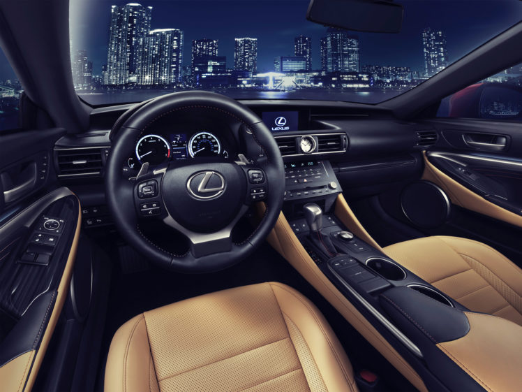 2014, Lexus, Rc, 350, R c, Interior HD Wallpaper Desktop Background