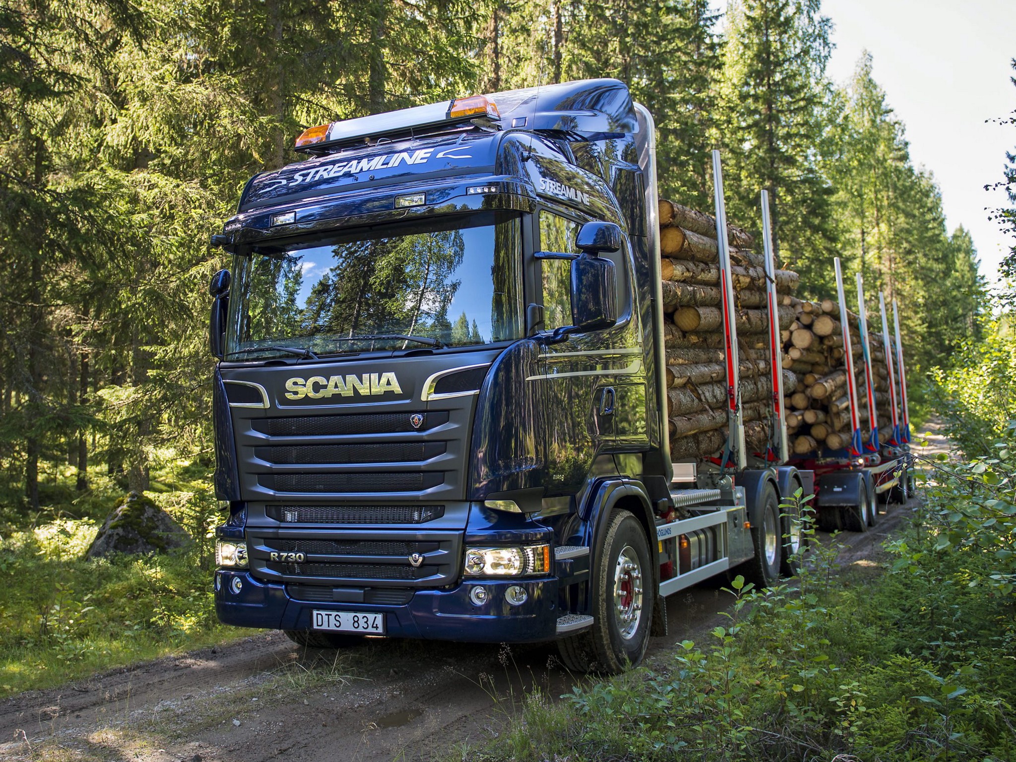 2014, Scania, R730, 6x4, Streamline, Timbertruck, Semi, Tractor Wallpaper