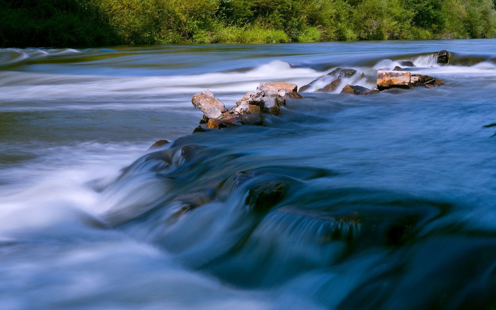 landscapes, Rocks, Rivers Wallpaper