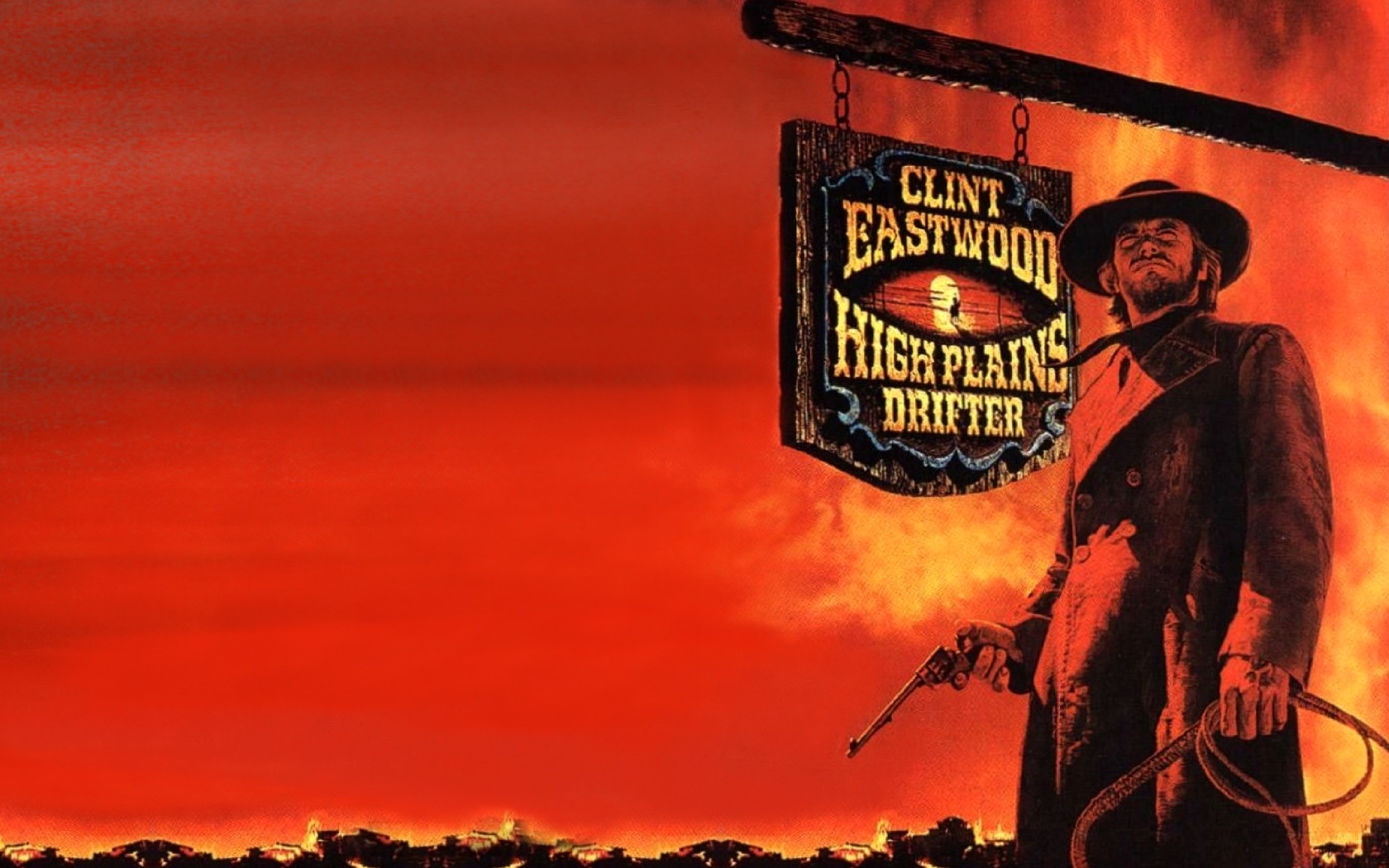 high, Plains, Drifter, Western, Clint, Eastwood Wallpaper