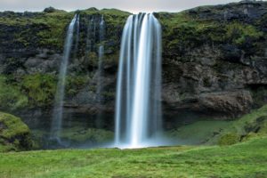 seljalandsfoss, Iceland, Stream, Rock, Waterfall