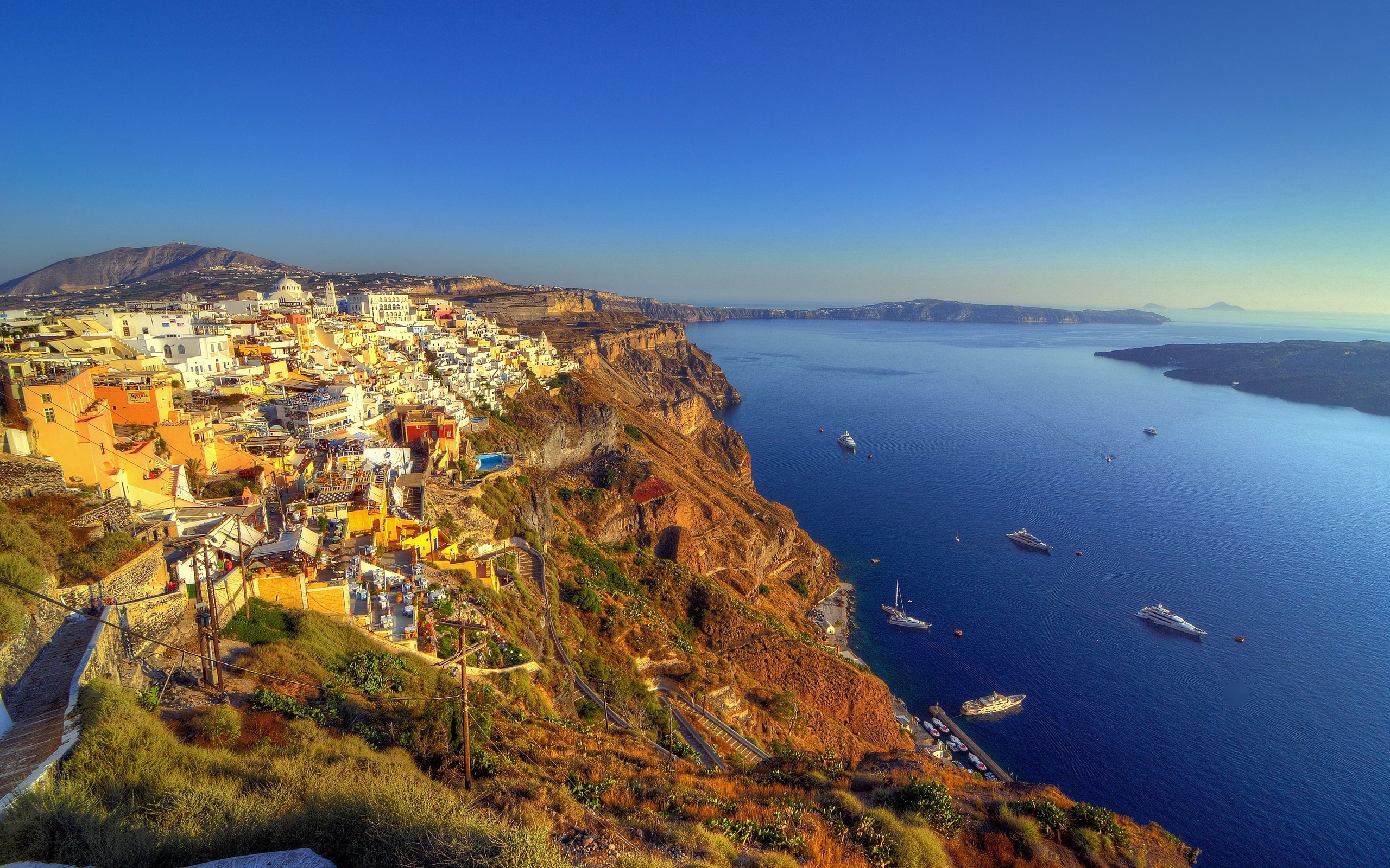 santorini, Greece Wallpaper