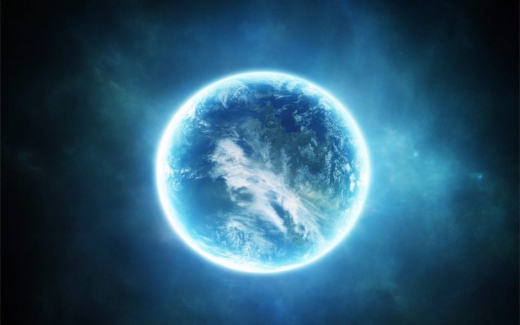 blue, Planet, Light, Science, Fiction HD Wallpaper Desktop Background