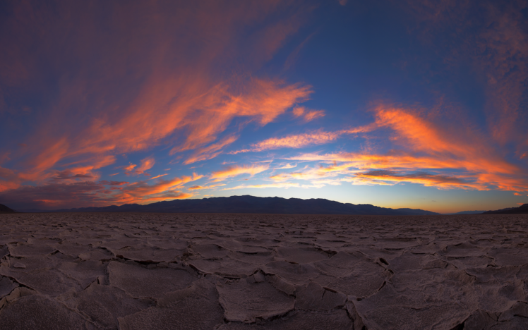 ground, Cracked, Sunset, Landscape HD Wallpaper Desktop Background