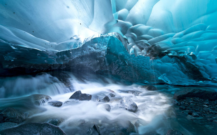 ice, Water, River, Rocks, Stones HD Wallpaper Desktop Background