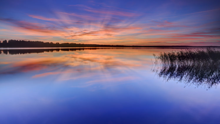 water, Lake, Quiet, Karlstad, Sweden HD Wallpaper Desktop Background