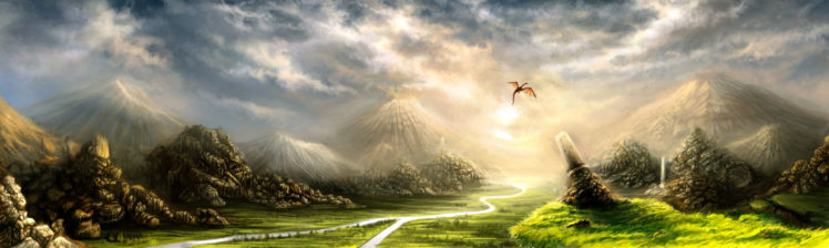 dragon, Magical, Gd HD Wallpaper Desktop Background
