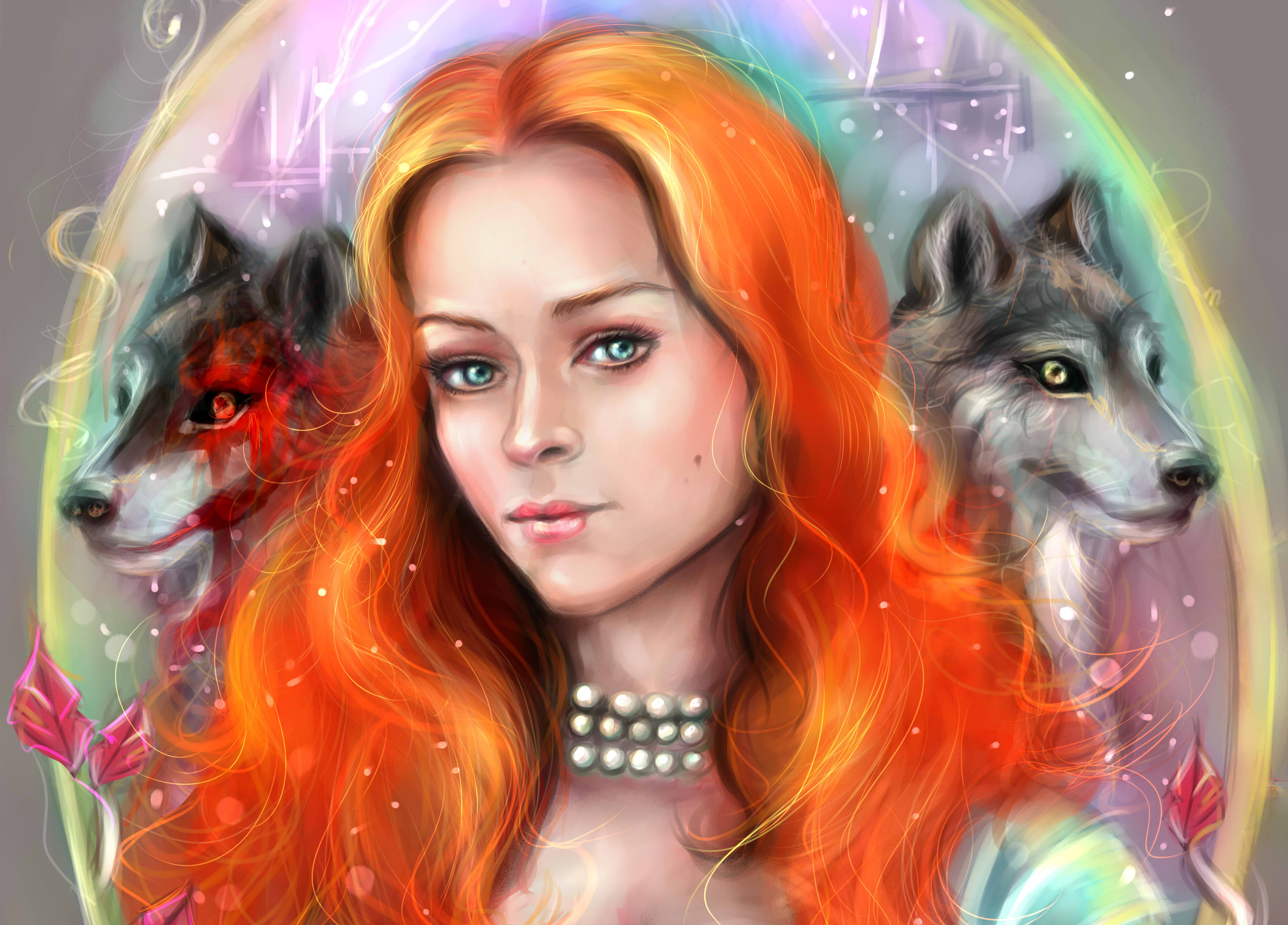 game, Of, Thrones, Wolves, Redhead, Girl, Hair, Movies, Girls Wallpaper