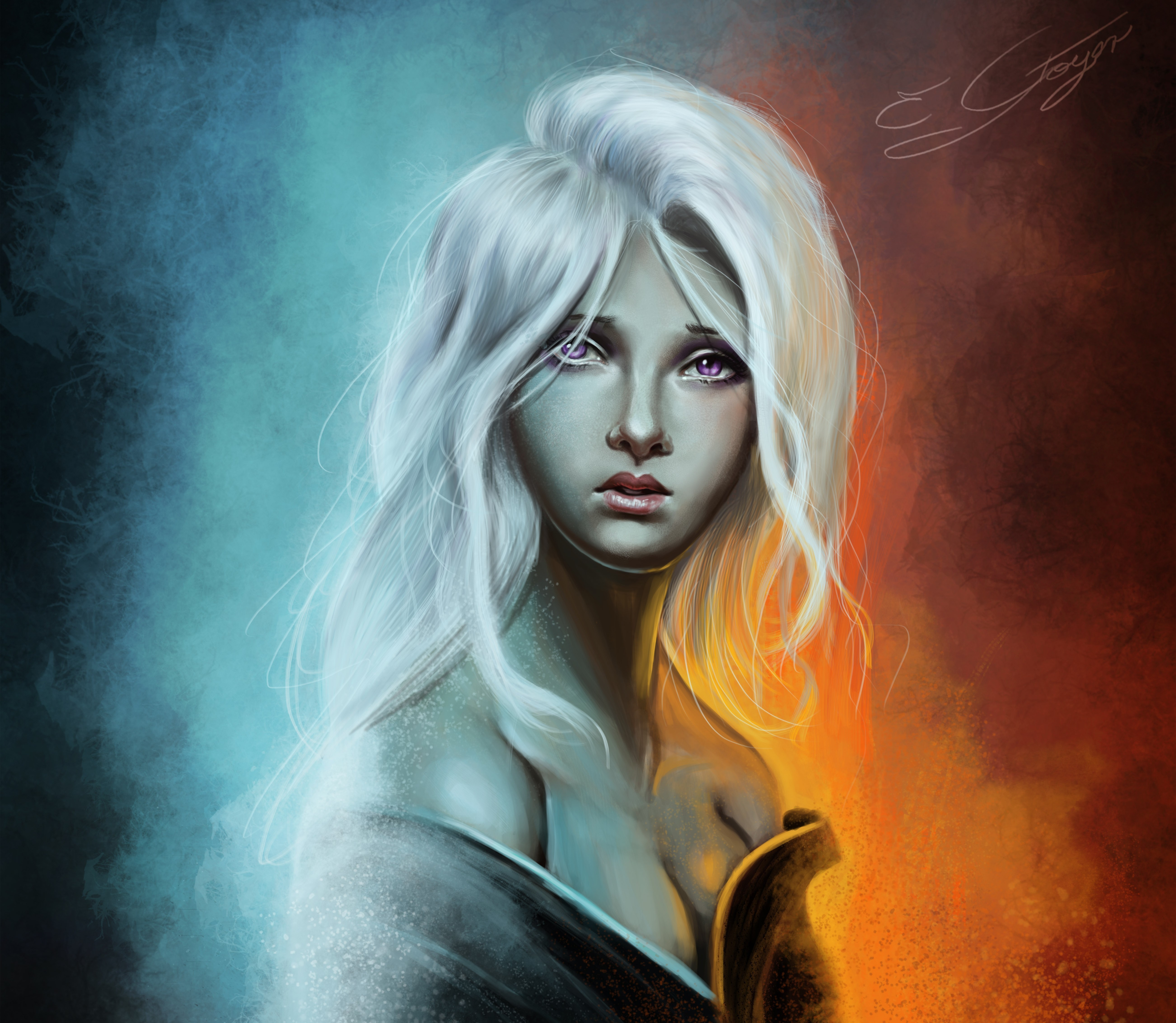 game, Of, Thrones, Painting, Art, Blonde, Girl, Glance, Movies, Girls Wallpaper