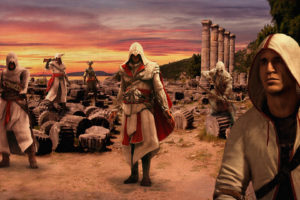 assasins, Creed, Dezmont, Altair, Ezio, Connor, Fantasy, Warrior