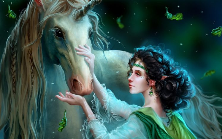 unicorn, Horse, Magical, Animal, Elf HD Wallpaper Desktop Background