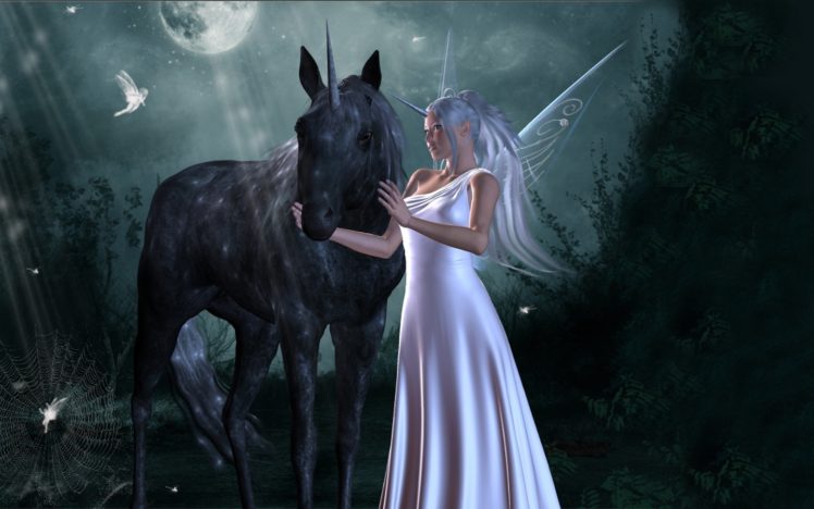 unicorn, Horse, Magical, Animal, Fairy HD Wallpaper Desktop Background