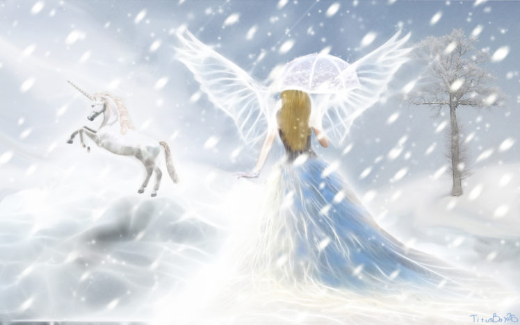 unicorn, Horse, Magical, Animal, Fairy, Angel, Mood HD Wallpaper Desktop Background