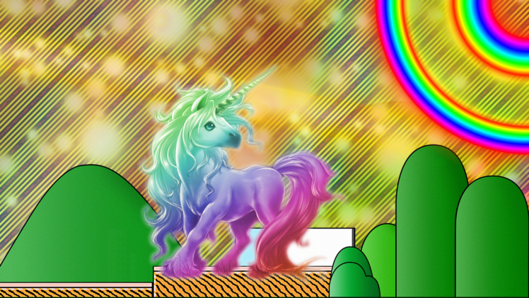 unicorn, Horse, Magical, Animal, Psychedelic, Vx HD Wallpaper Desktop Background