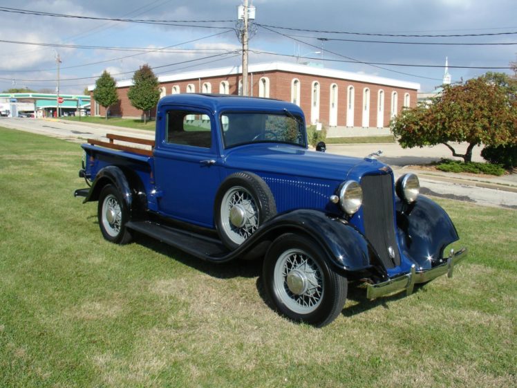 1934, Dodge, Pickup, Retro HD Wallpaper Desktop Background
