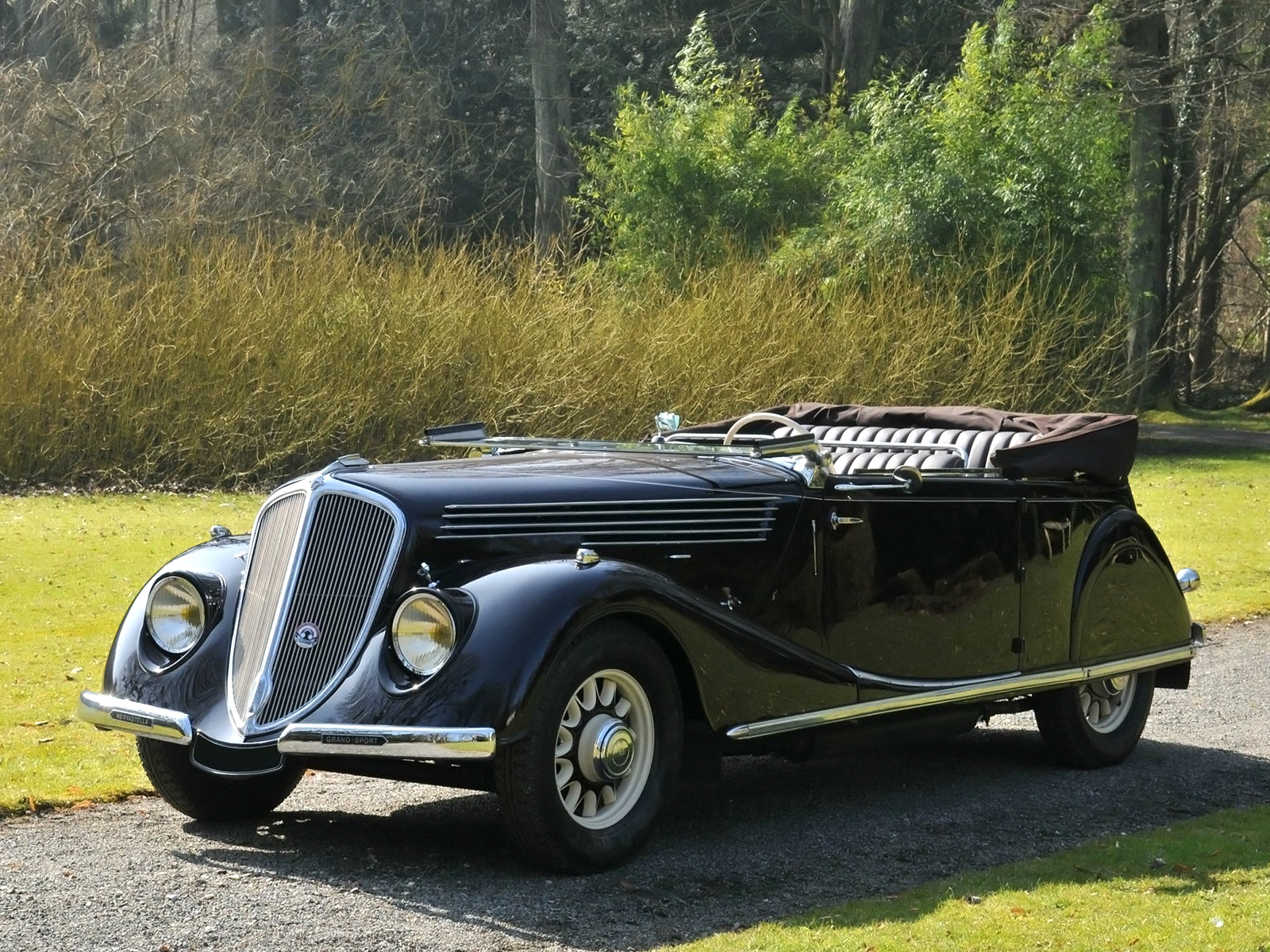 1935, Renault, Nervastella, Grand, Sport, Cabriolet,  abm3 , Retro, Hf Wallpaper