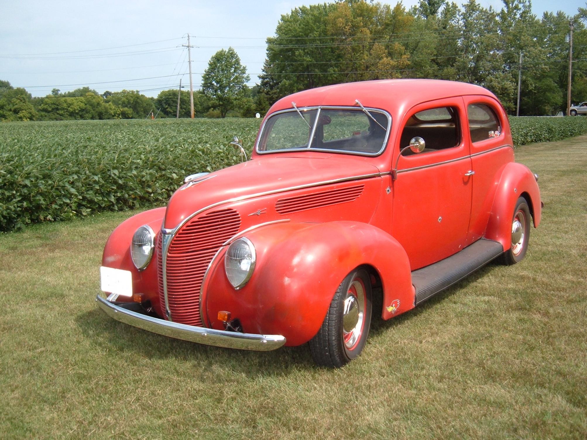 1938, Ford, Deluxe, Hot, Rod, Rods, Custom, Retro, Lowrider Wallpaper