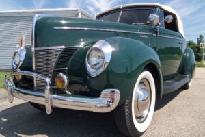 1940, Ford, Deluxe, Convertible, Retro