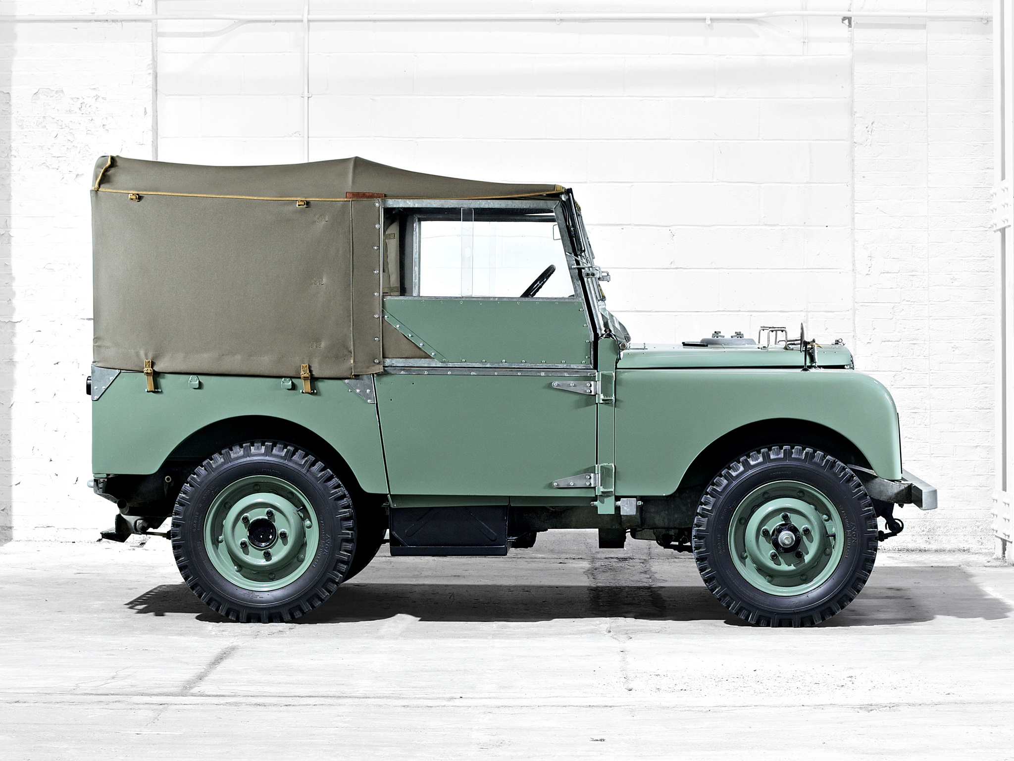 1948, Land, Rover, Series i80, Softtop, 4x4, Offroad, Retro, Military ...
