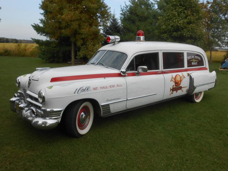 1949, Cadillac, Ambulance, Stationwagon, Retro, Custom HD Wallpaper Desktop Background