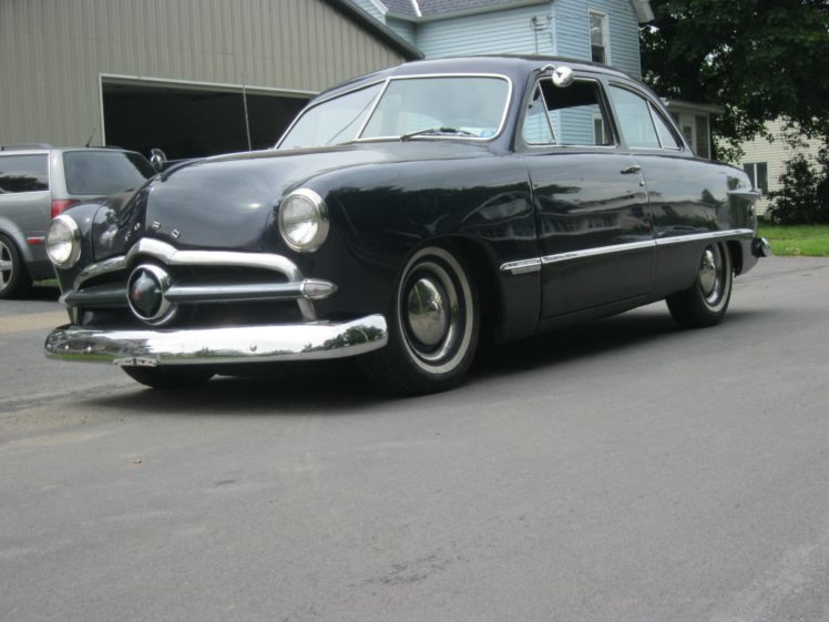 1949, Ford, Tudor, Sedan, Retro, Custom HD Wallpaper Desktop Background