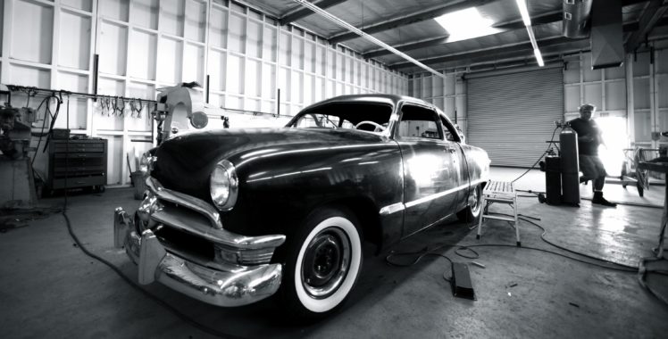 1950, Ford, Shoebox, Coupe, Hot, Rod, Rods, Lowrider, Custom, Retro HD Wallpaper Desktop Background