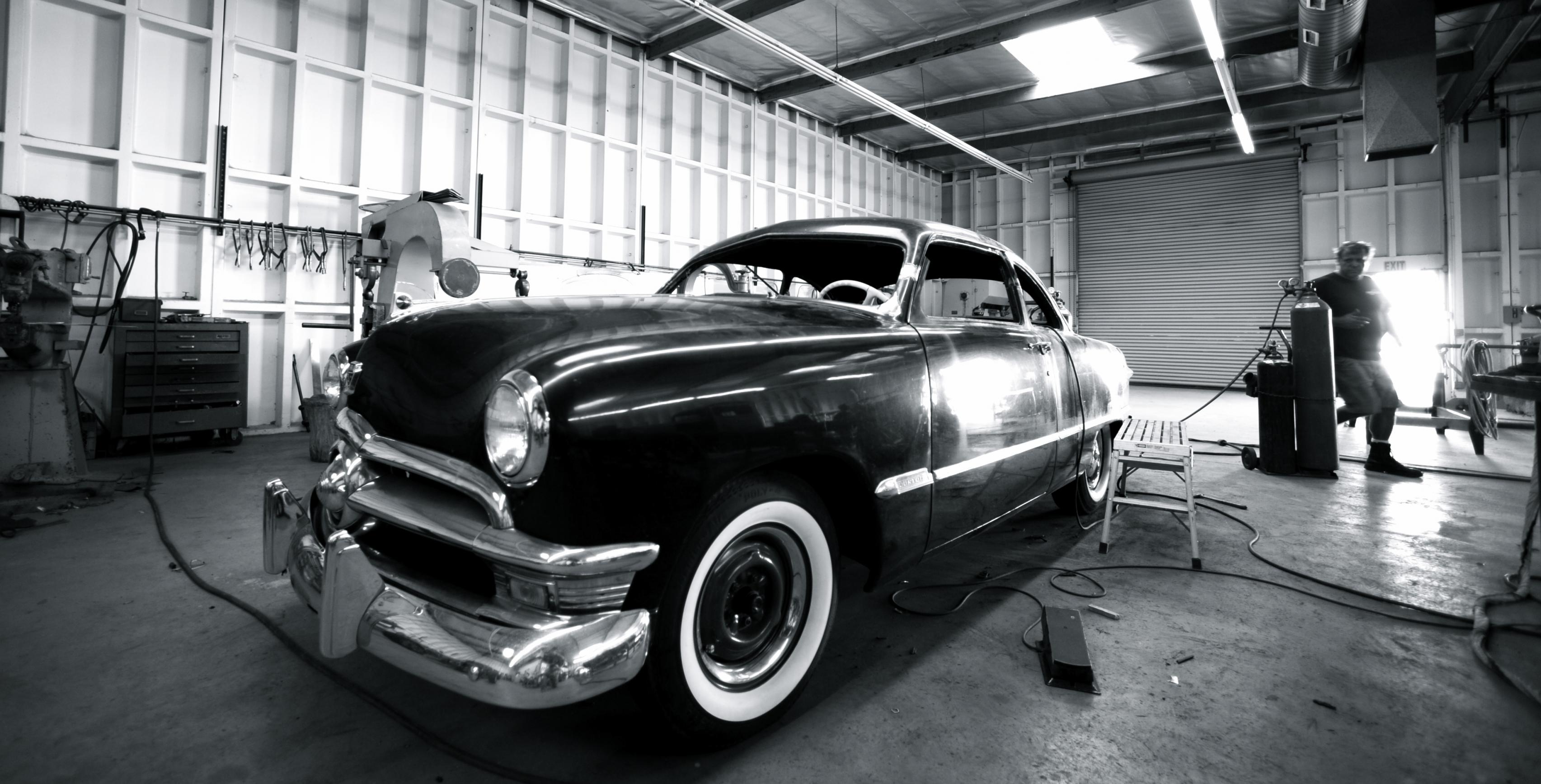 1950, Ford, Shoebox, Coupe, Hot, Rod, Rods, Lowrider, Custom, Retro Wallpaper