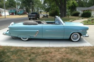 1952, Ford, Convertible, Sunliner, Lowrider, Custom, Hot, Rod, Rods, Retro