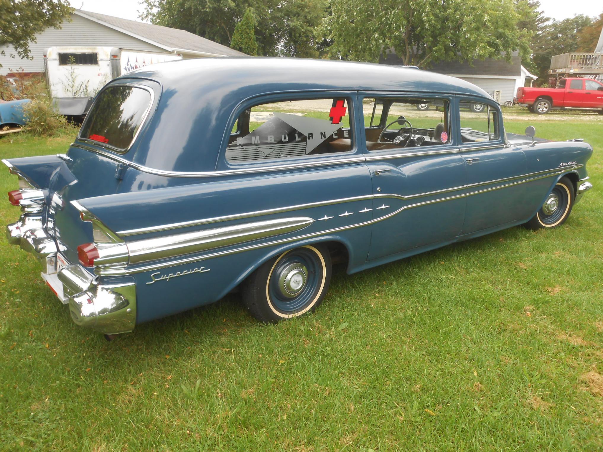 1957, Pontiac, Ambulance, Stationwagon, Retro, Emergency Wallpaper