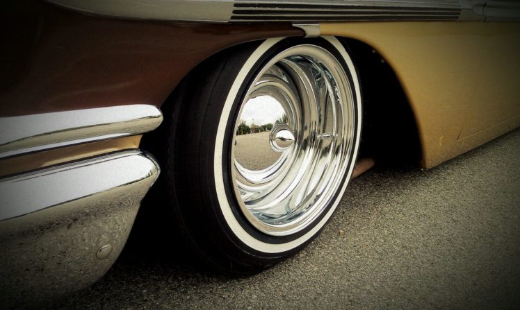 1958, Chevrolet, Bel, Air, Lowrider, Retro, Custom, Wheel HD Wallpaper Desktop Background