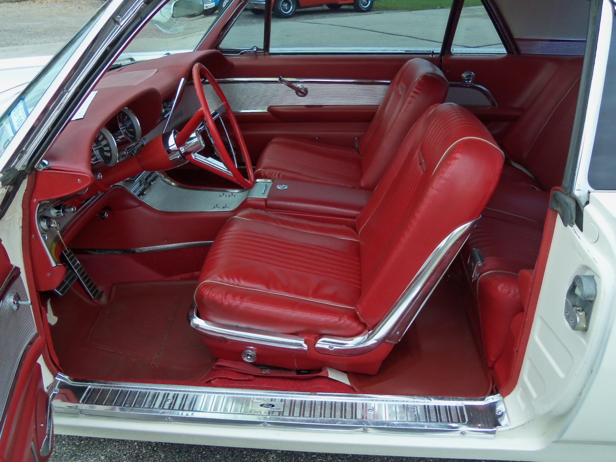 1963, Ford, Thunderbird, Coupe, Luxury, Classic, Interior Wallpaper