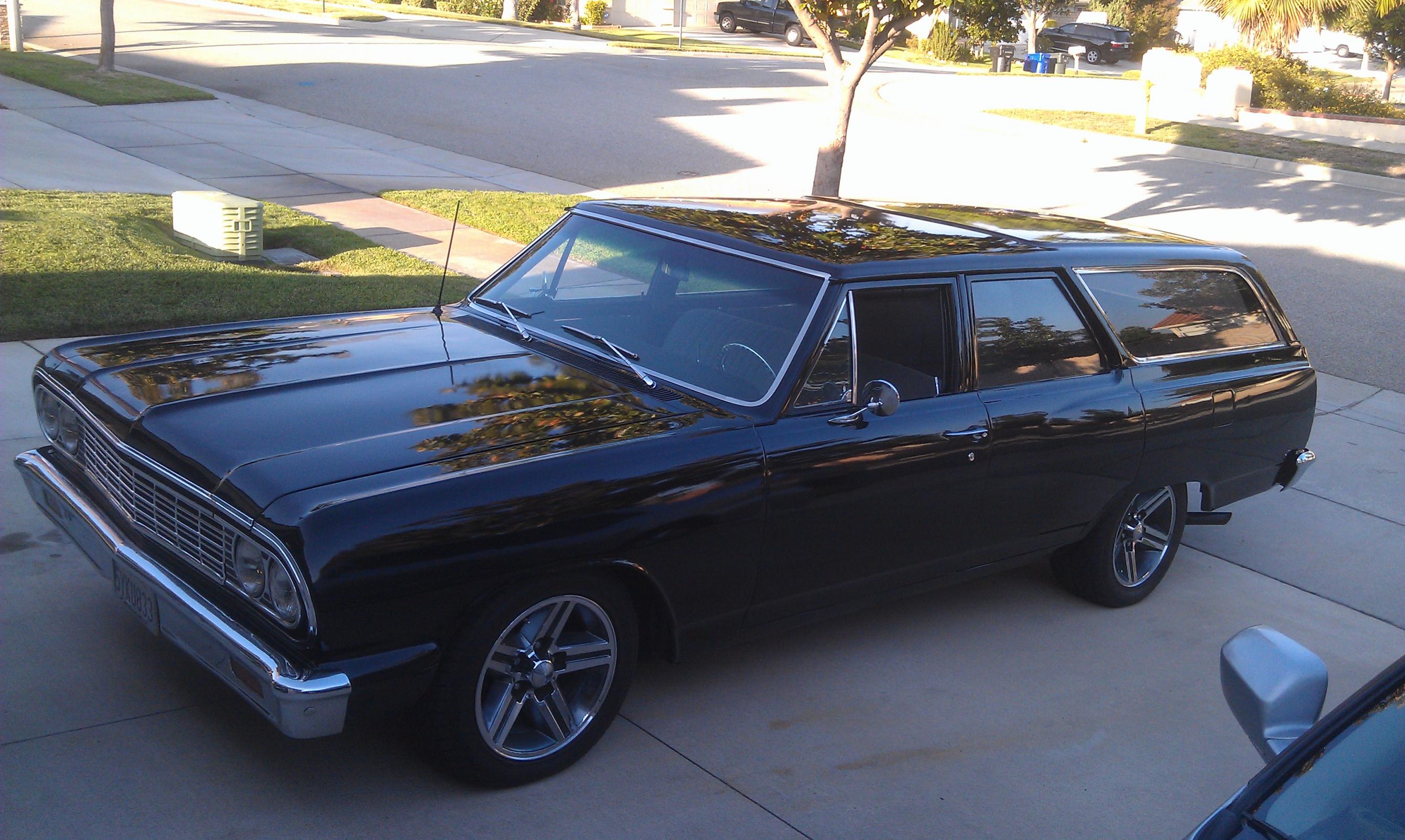 1964, Chevrolet, Stationwagon, Hot, Rod, Rods, Muscle, Classic Wallpaper