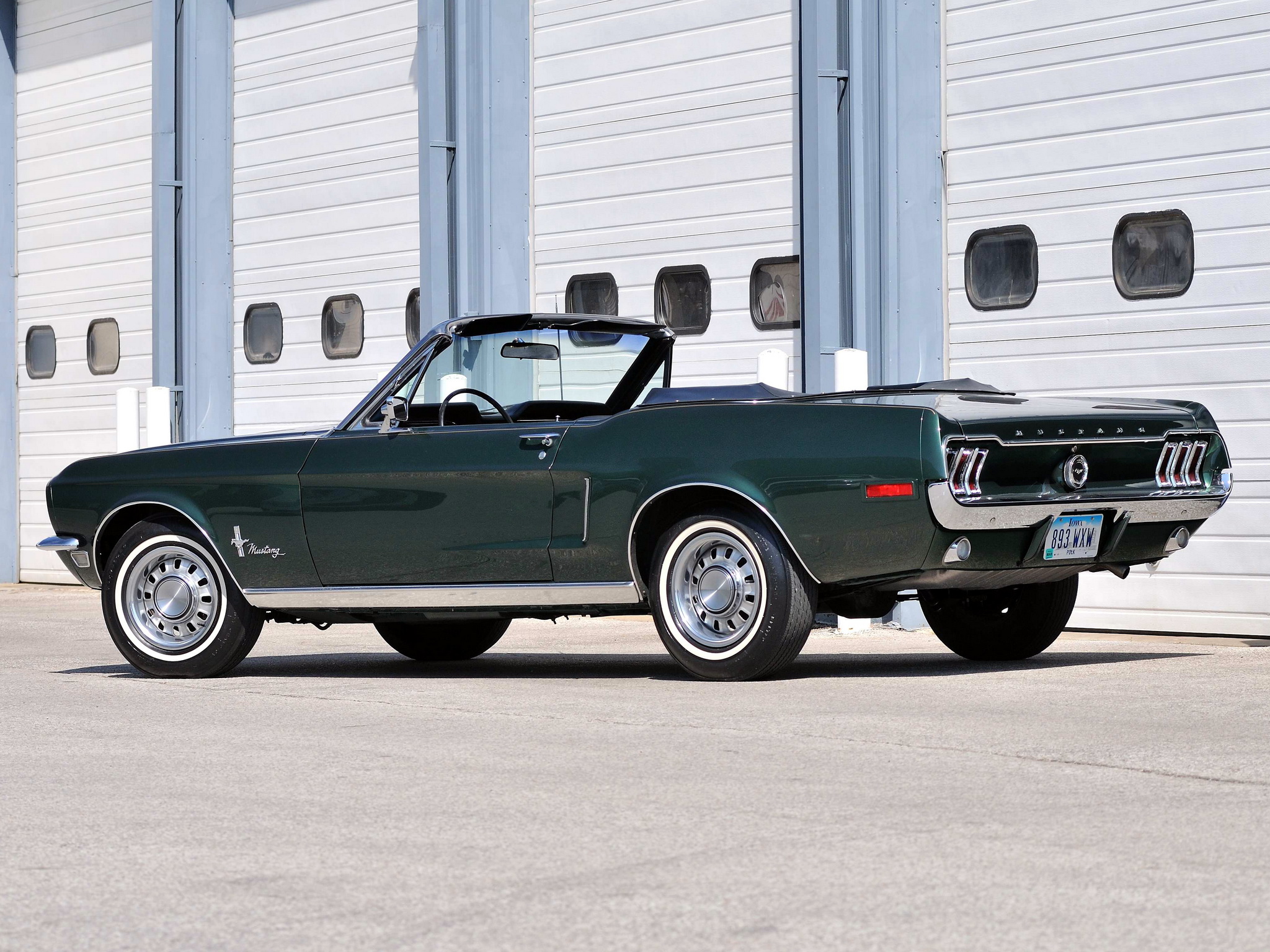 1968, Ford, Mustang, Convertible,  76a , Muscle, Classic Wallpaper