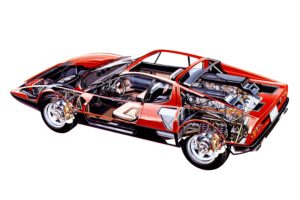 1973, Ferrari, 365, Gt4, Berlinetta, Boxer, Supercar, Interior, Engine