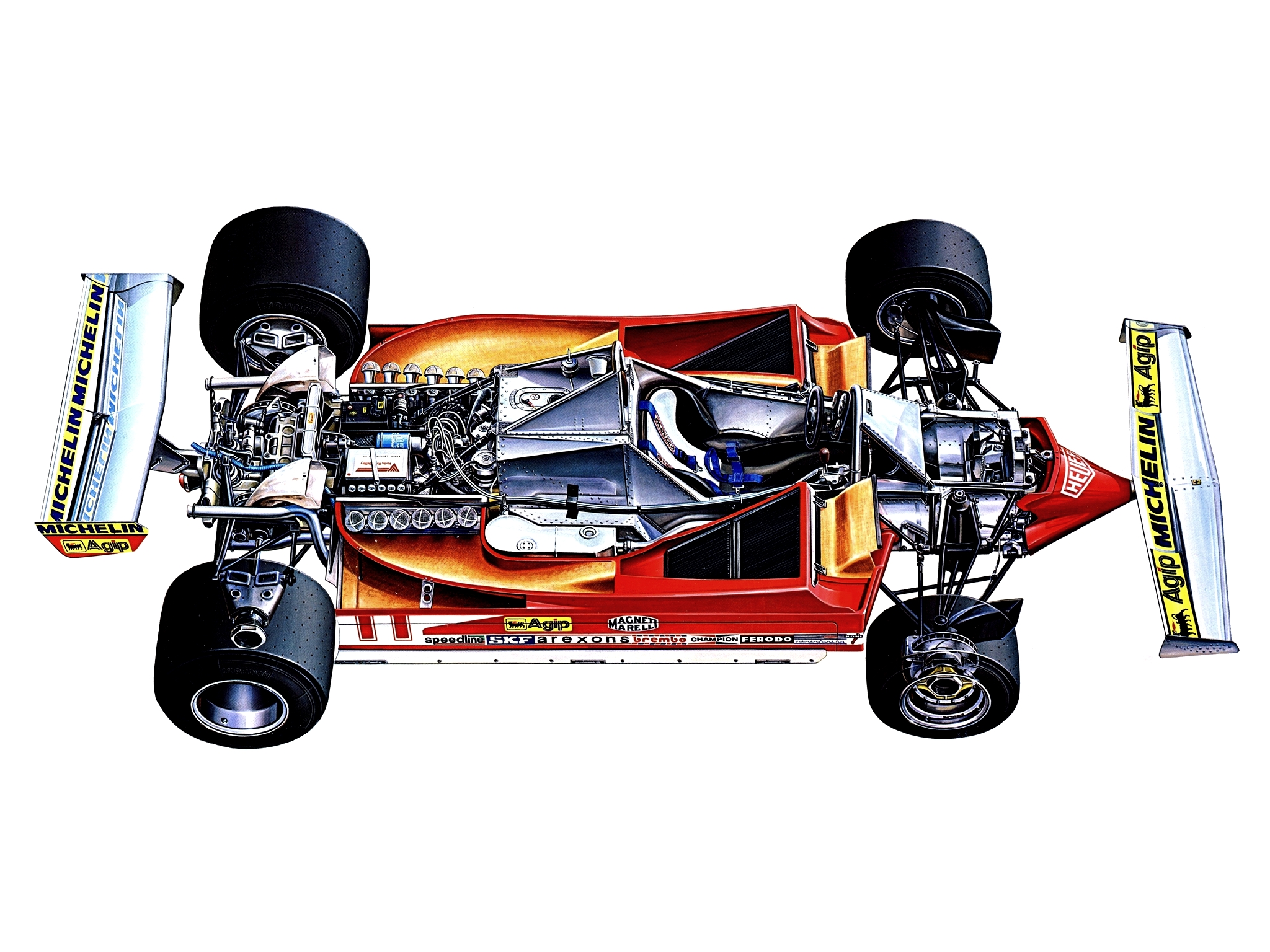1979, Ferrari, 312, T4, Formula, One, F 1, Race, Racing, T 4, Interior, Engine Wallpaper