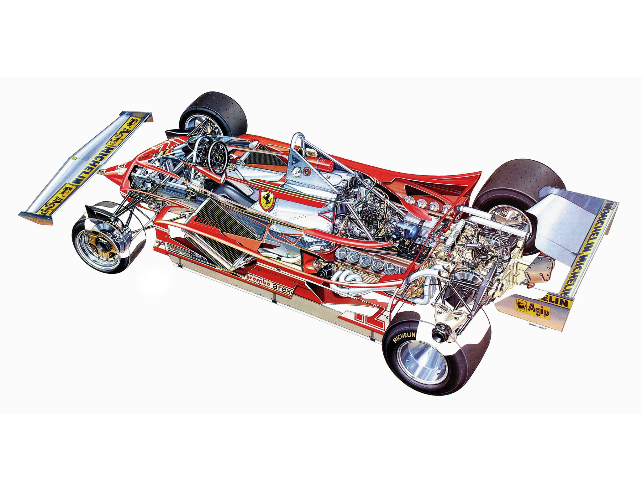 1979, Ferrari, 312, T4, Formula, One, F 1, Race, Racing, T 4, Interior, Engine Wallpaper