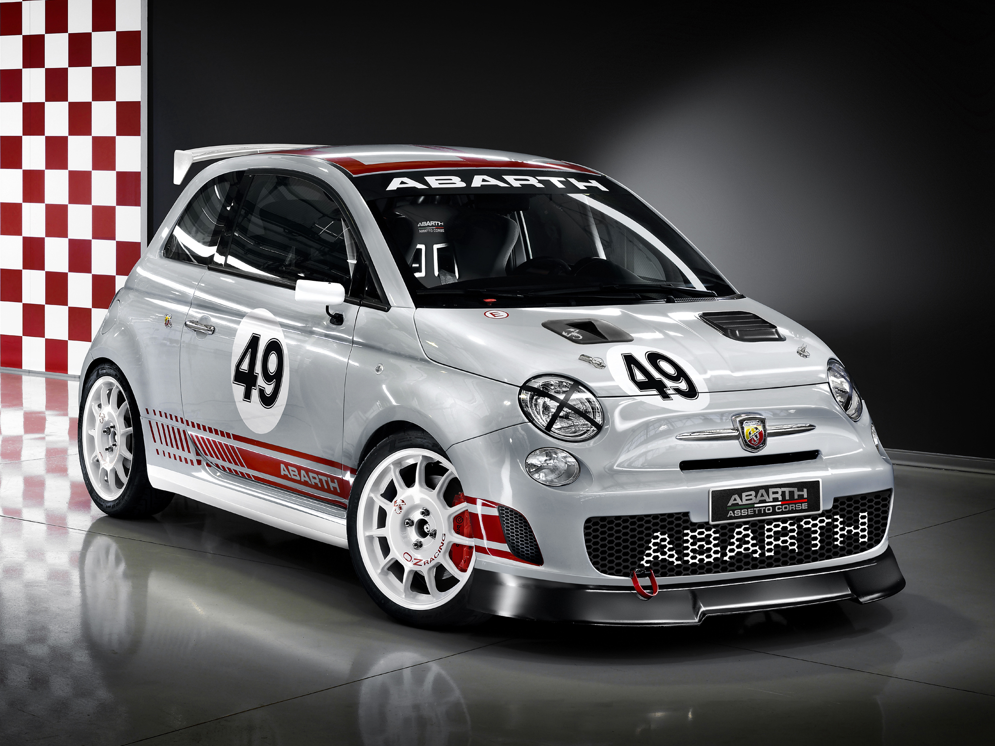2008, Abarth, 500, Assetto, Corse, Race, Racing Wallpaper
