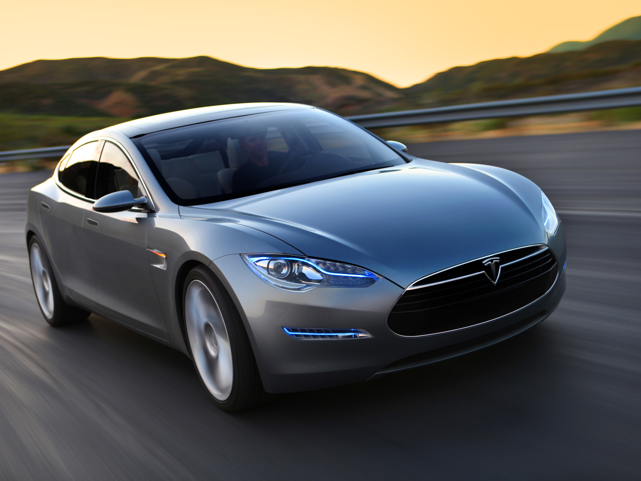 2009, Tesla, Model s, Concept, Supercar Wallpaper