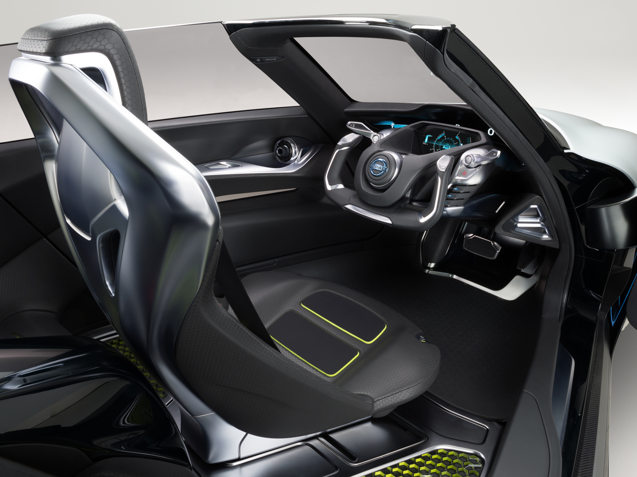 2013, Nissan, Bladeglider, Concept, Supercar, Interior Wallpaper